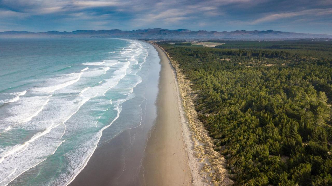 Spencer Beach Top 10 Holiday Park Christchurch Exteriör bild